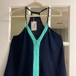 Hope Horizon Women’s Sz M navy/ aqua top NWT